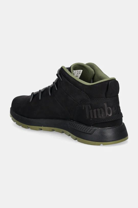 Timberland Sprint Trekker MID LACE UP SNEAKER BLACK NUBUCK Sneakersy męskie
