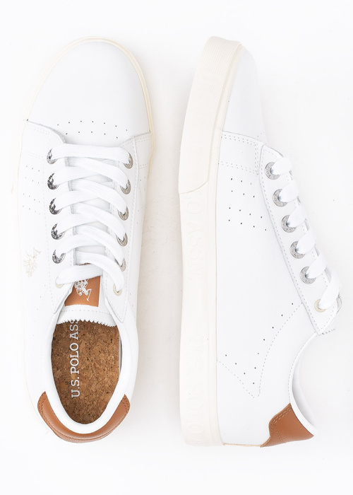 Sneakersy męskie U.S. POLO MARCX001M/3Y3 WHI 