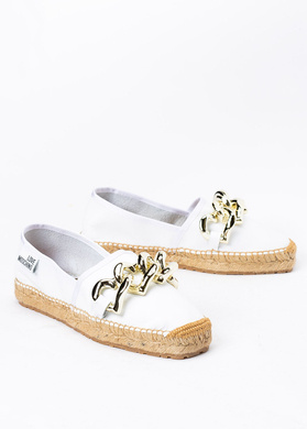 Espadryle damskie LOVE MOSCHINO JA10392G0GIA0-100