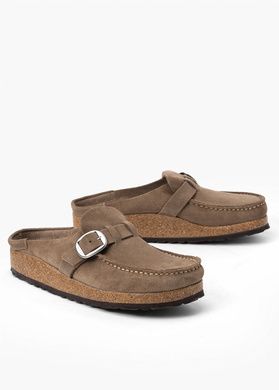 Klapki damskie brązowe BIRKENSTOCK BUCKLEY LEVE