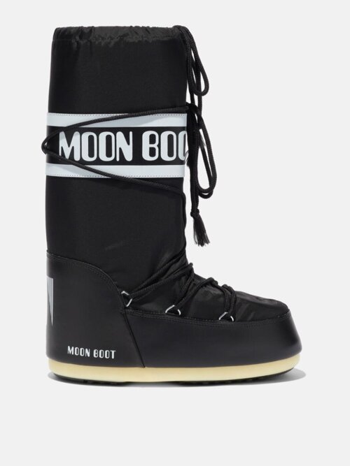 Śniegowce damskie Moon Boot ICON BLACK NYLON BOOTS