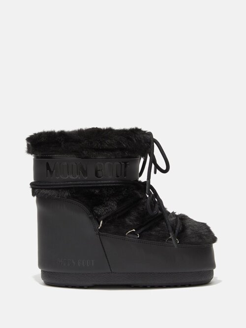 Śniegowce damskie Moon Boot ICON LOW FAUX-FUR BOOTS