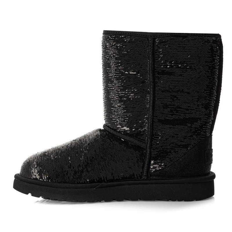 Buty Zimowe Damskie UGG W Classic Short Cosmos Sequin 1103796 BKGM