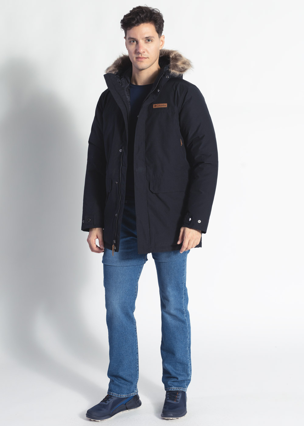 Kurtka zimowa męska czarna COLUMBIA MARQUAM PEAK PARKA - Sneaker Peeker ...