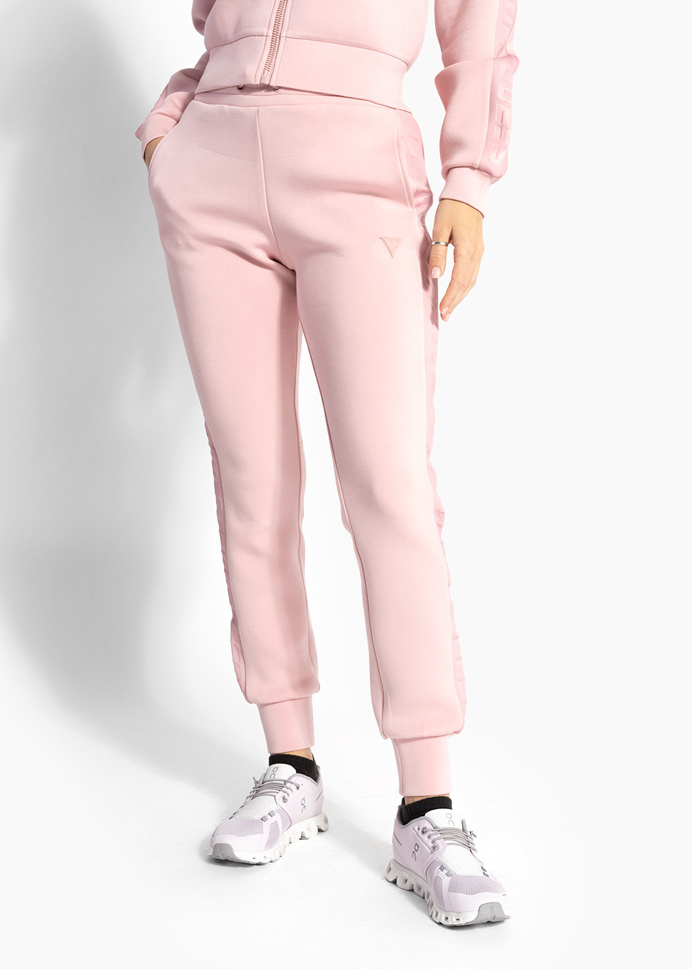 Spodnie damskie GUESS ALLIE SCUBA JOGGER PANT Sneaker Peeker