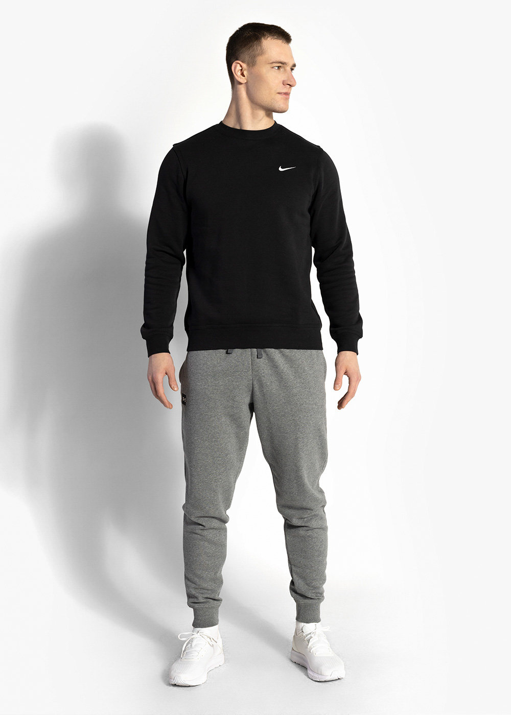 Spodnie Dresowe Męskie Szare Under Armour Rival Fleece Joggers Sneaker Peeker Największe 1721