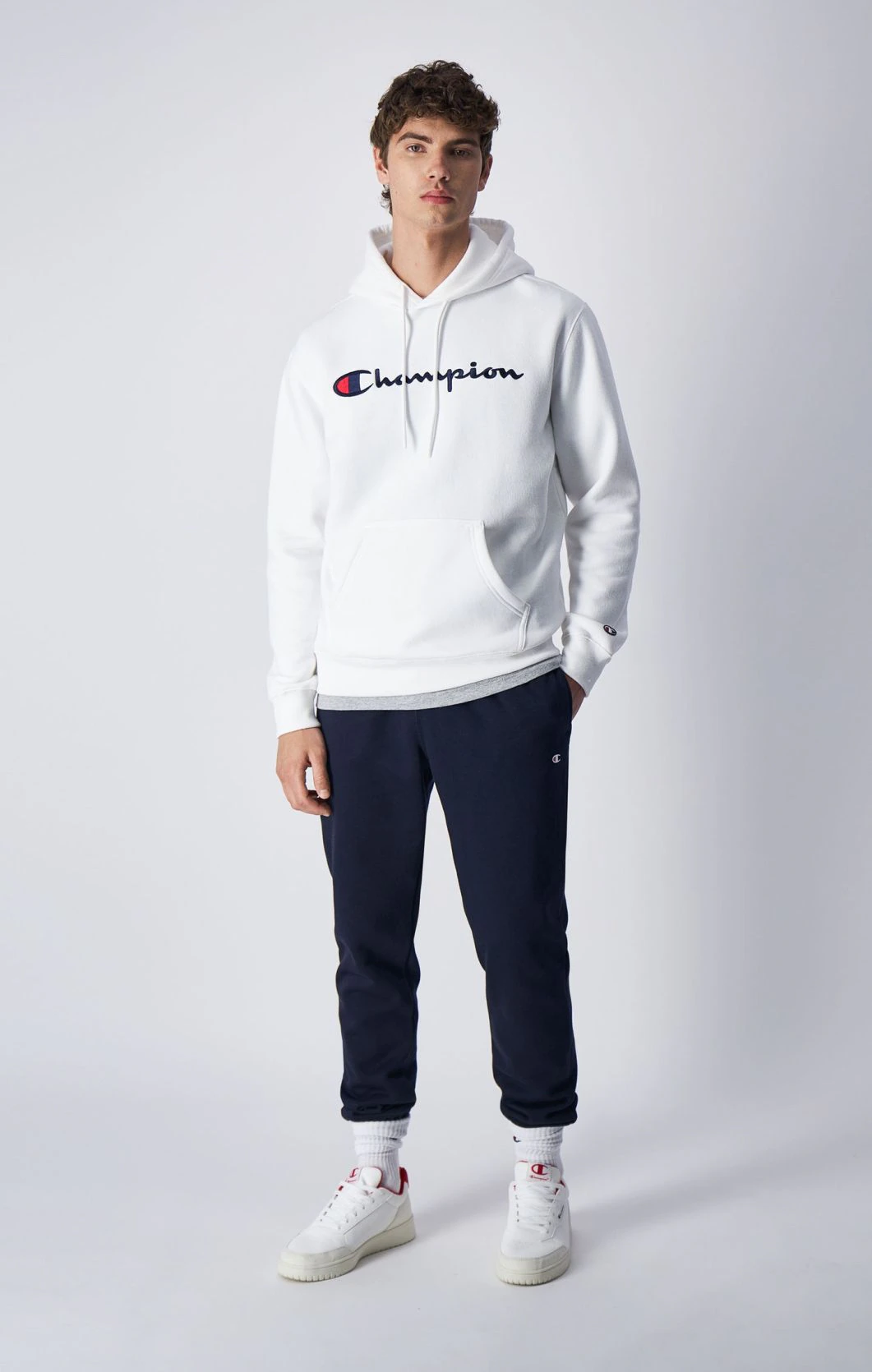 BLUZA MĘSKA Z KAPTUREM CHAMPION HOODED SWEATSHIRT