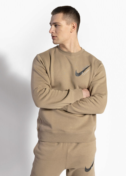 Bluza męska beżowa Nike Sportswear Fleece