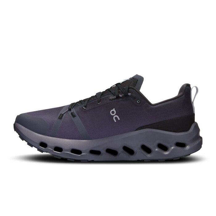 Buty męskie do biegania ON CLOUDSURFER TRAIL WATERPROOF BLACK | ECLIPSE