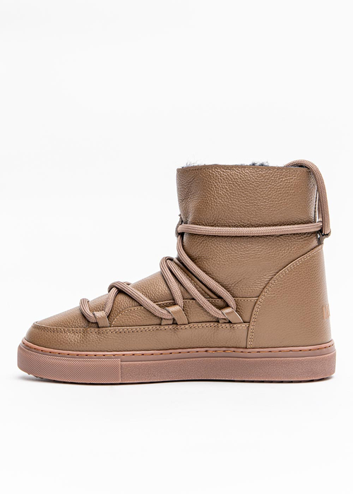 Buty zimowe damskie INUIKII Sneaker Full Leather Caramel (70202-089)