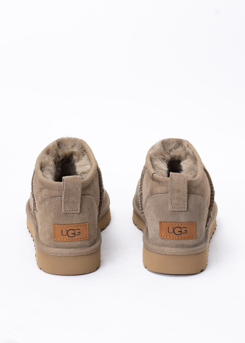 Buty zimowe damskie brązowe UGG W Classic Ultra Mini