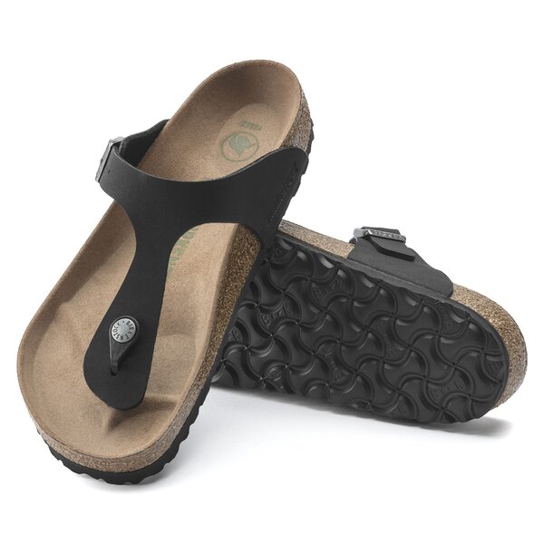 Japonki damskie BIRKENSTOCK GIZEH BFBC EARTHY VEGAN BLACK VEG  