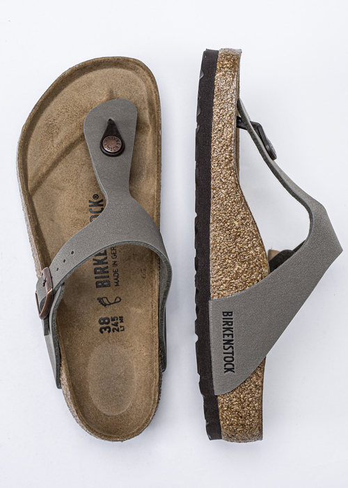 Japonki damskie szare Birkenstock Gizeh BFBC