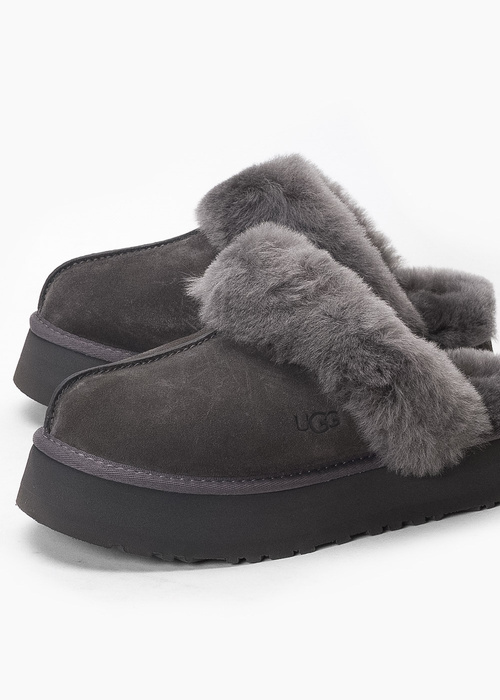 Kapcie damskie szare UGG W DISQUETTE