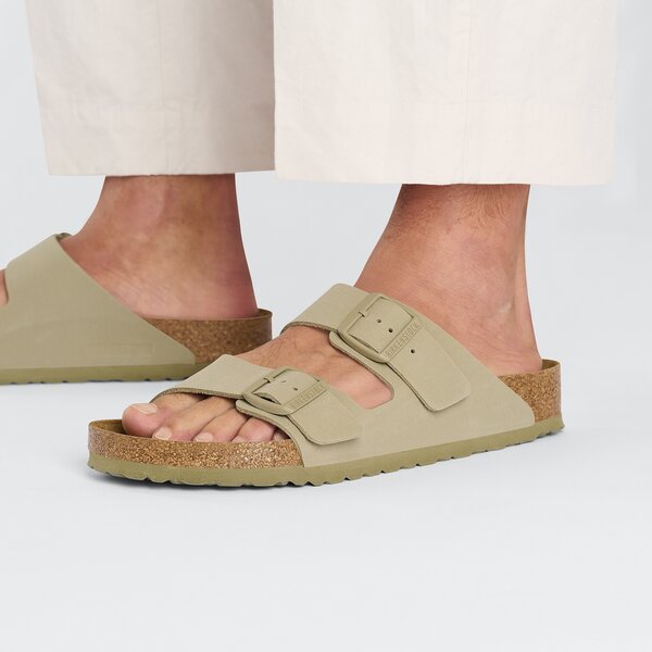 Klapki damskie BIRKENSTOCK ARIZONA BF FADED KHAKI  