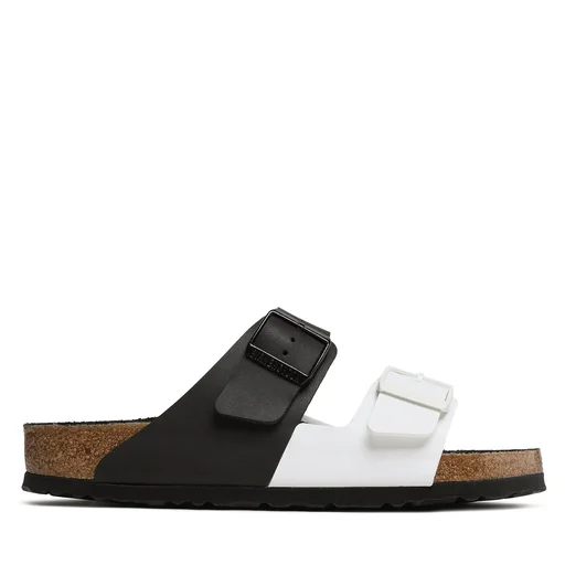 Klapki damskie BIRKENSTOCK ARIZONA SPLIT BF BLACK/WHITE  