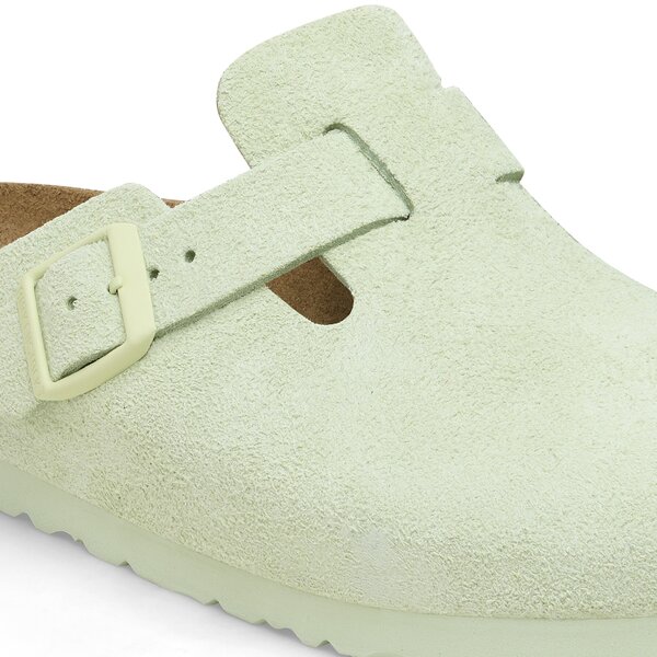 Klapki damskie BIRKENSTOCK BOSTON LEVE FADED LIME