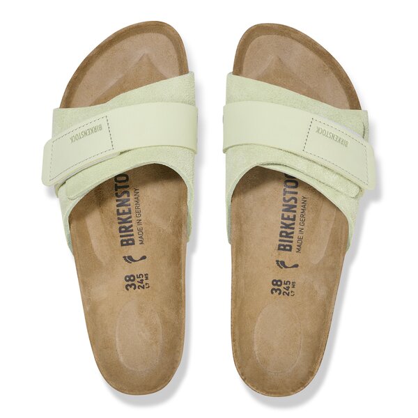 Klapki damskie BIRKENSTOCK OITA W LENB/LEVE FADED LIME