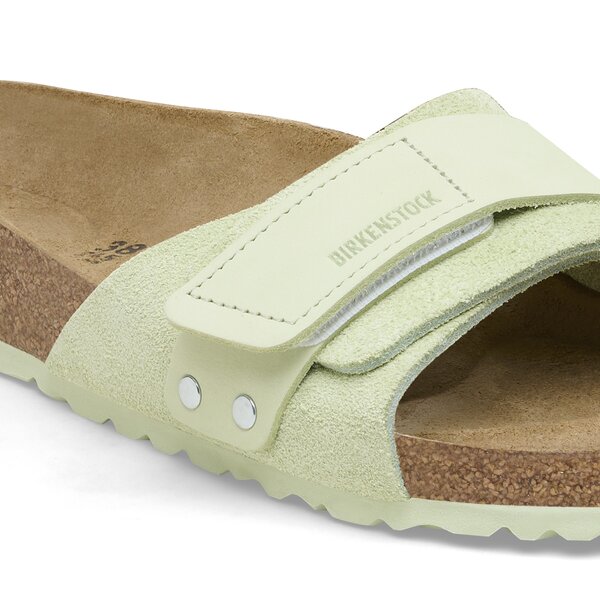 Klapki damskie BIRKENSTOCK OITA W LENB/LEVE FADED LIME