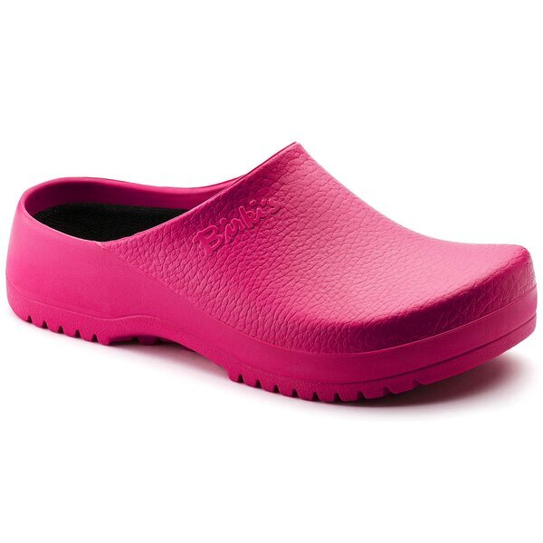 Klapki damskie BIRKENSTOCK SUPER-BIRKI FUSION PU RASPBERRY SORBET  