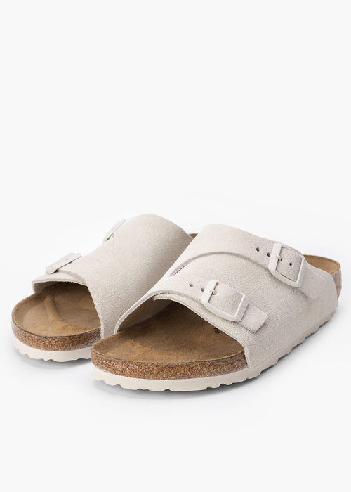 Klapki damskie BIRKENSTOCK ZÜRICH LEVE ANTIQUE WHITE