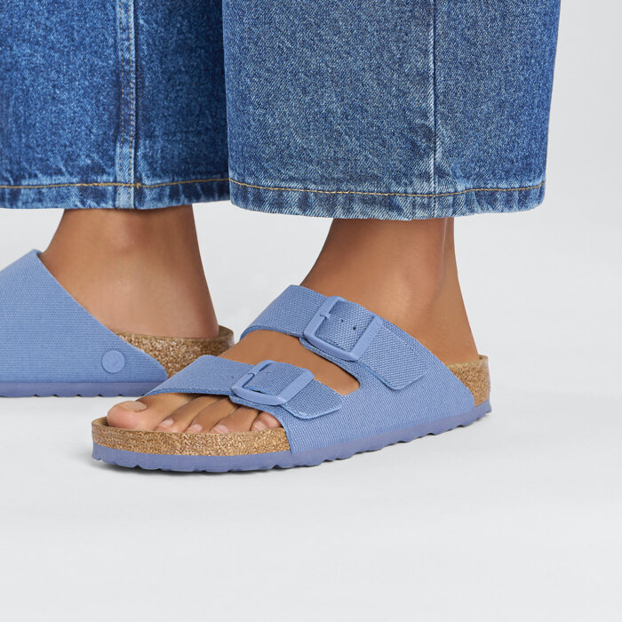 Klapki damskie Birkenstock Arizona Rivet Logo Textile