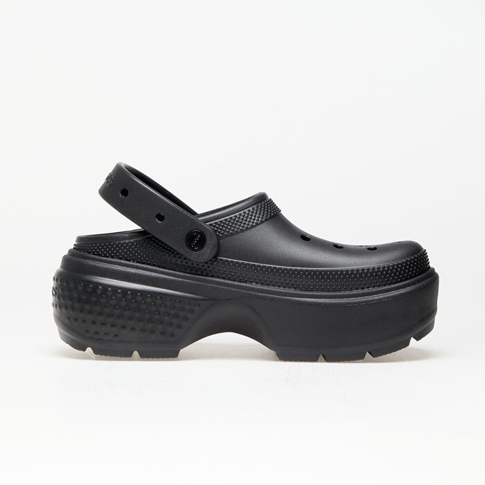 Klapki damskie Crocs Stomp Clog Blk