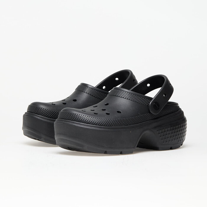 Klapki damskie Crocs Stomp Clog Blk