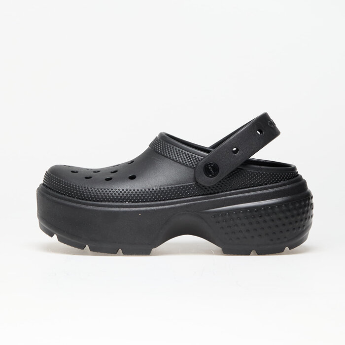 Klapki damskie Crocs Stomp Clog Blk