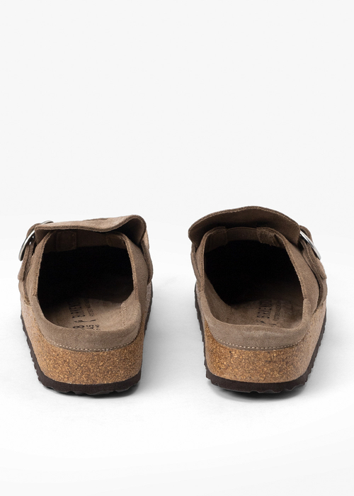 Klapki damskie brązowe BIRKENSTOCK BUCKLEY LEVE 