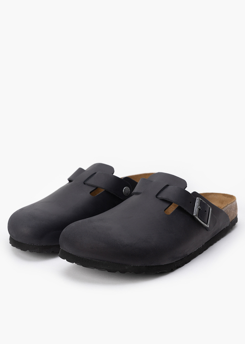 Klapki męskie BIRKENSTOCK BOSTON LEOI BLACK