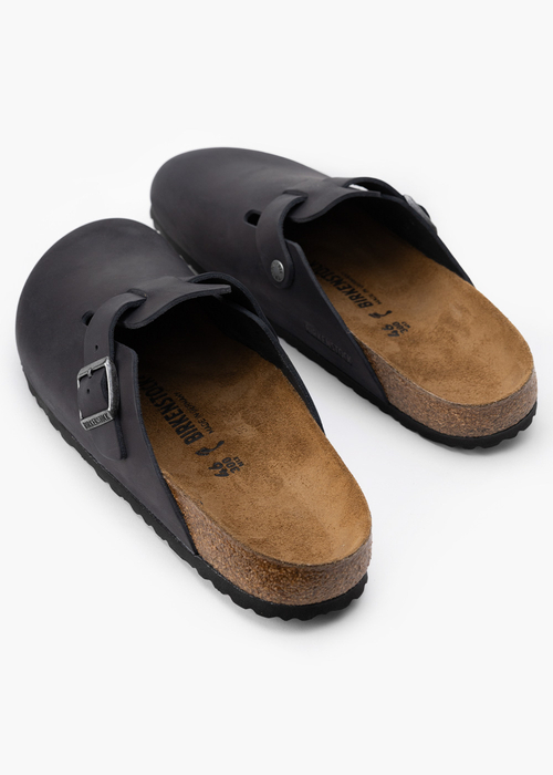 Klapki męskie BIRKENSTOCK BOSTON LEOI BLACK