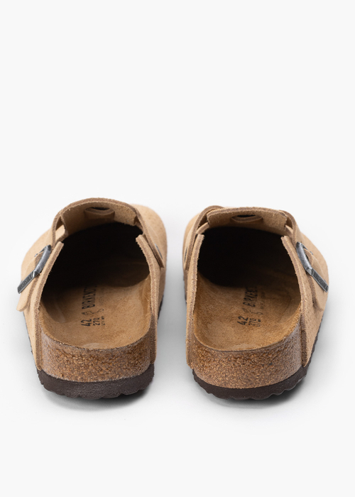 Klapki męskie BIRKENSTOCK BOSTON LEVE DOTTED NEW BEIGE