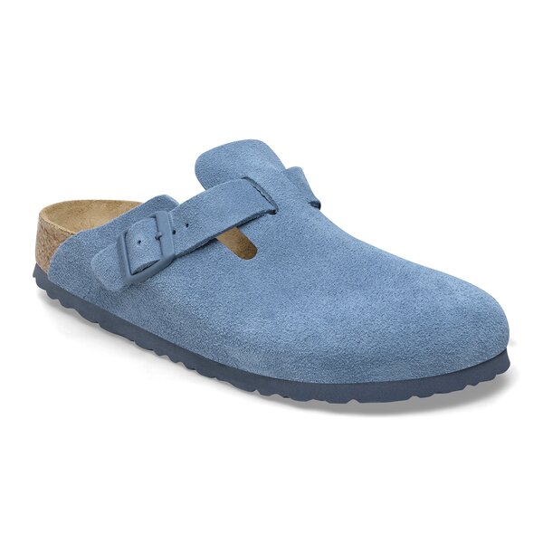 Klapki męskie BIRKENSTOCK BOSTON LEVE ELEMENTAL BLUE  