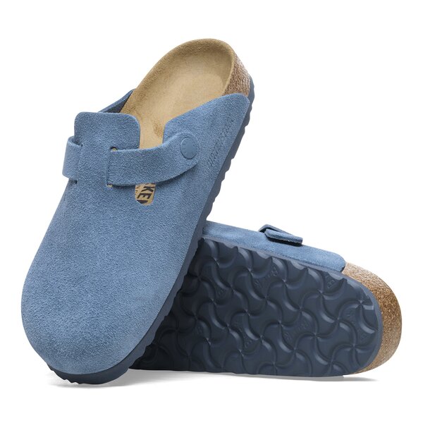 Klapki męskie BIRKENSTOCK BOSTON LEVE ELEMENTAL BLUE  