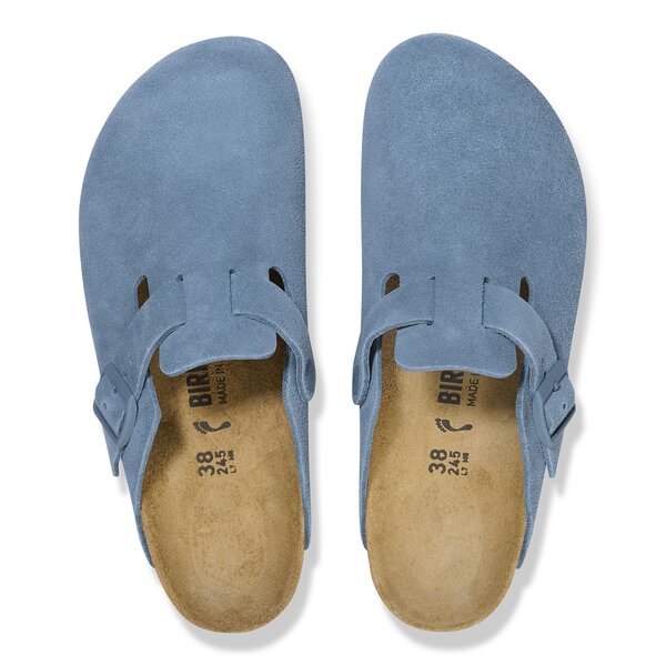 Klapki męskie BIRKENSTOCK BOSTON LEVE ELEMENTAL BLUE  