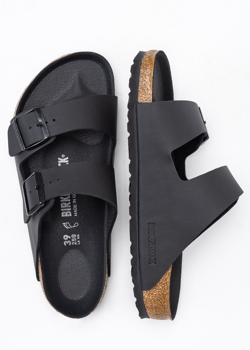 Klapki unisex czarne Birkenstock Arizona BF