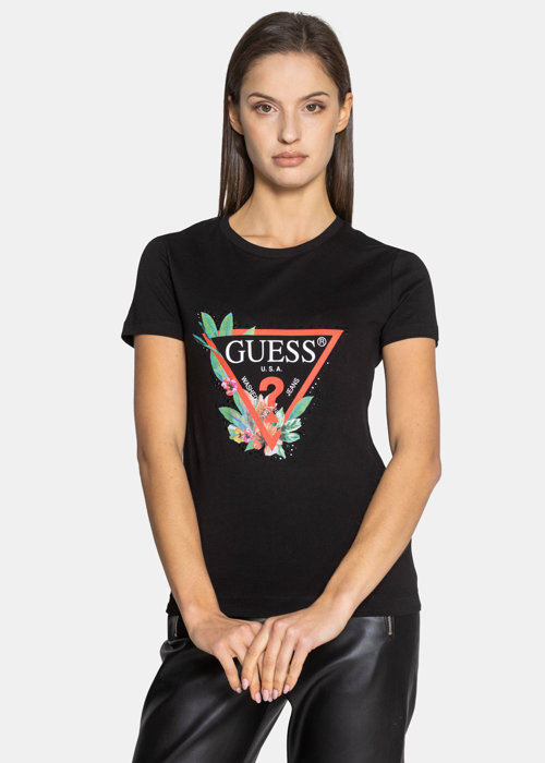 Koszulka damska Guess Nora Tee (W1YI98JA911-JBLK)