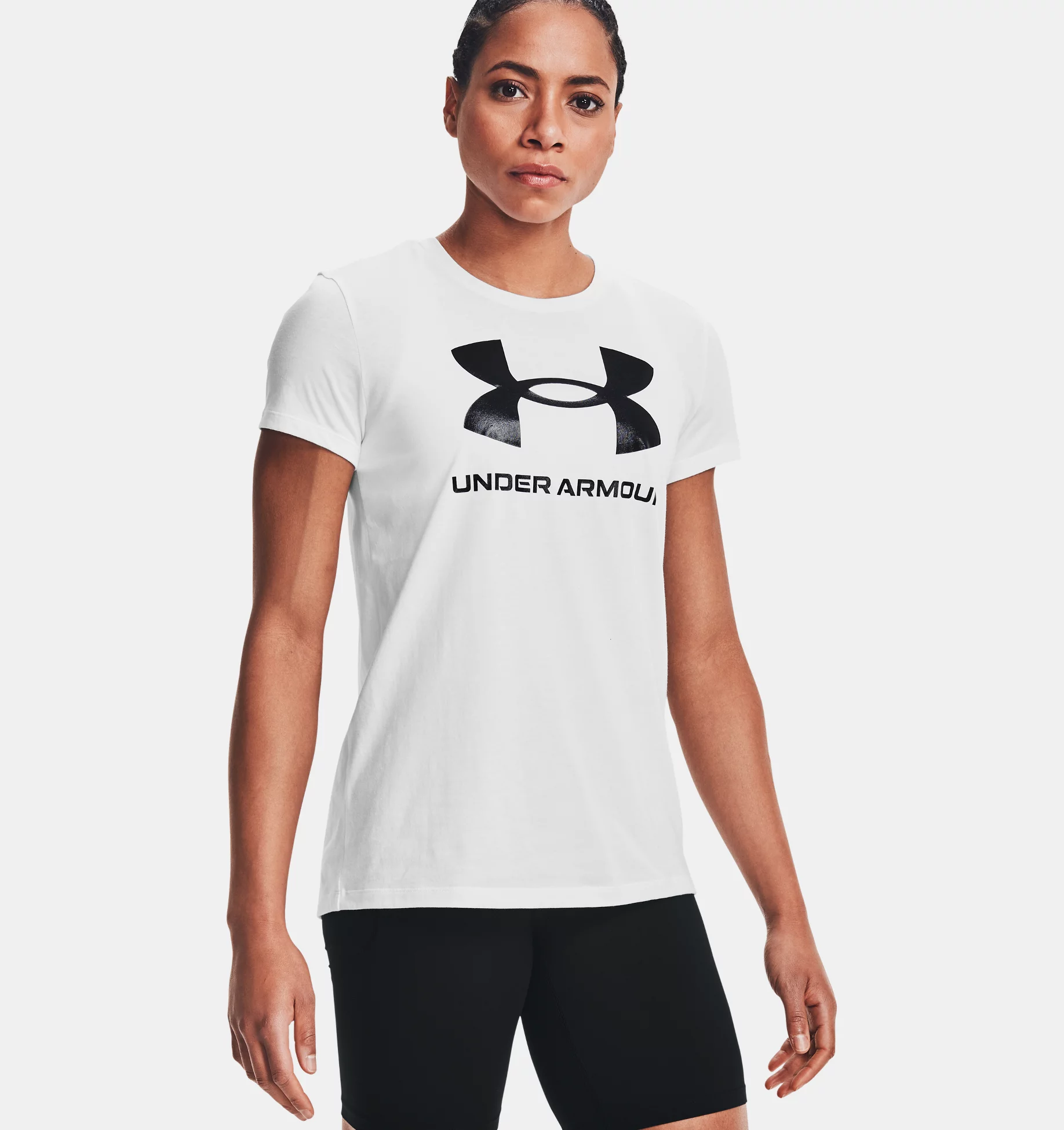 Koszulka damska Under Armour Live Sportstyle Graphic Ssc (1356305-102)