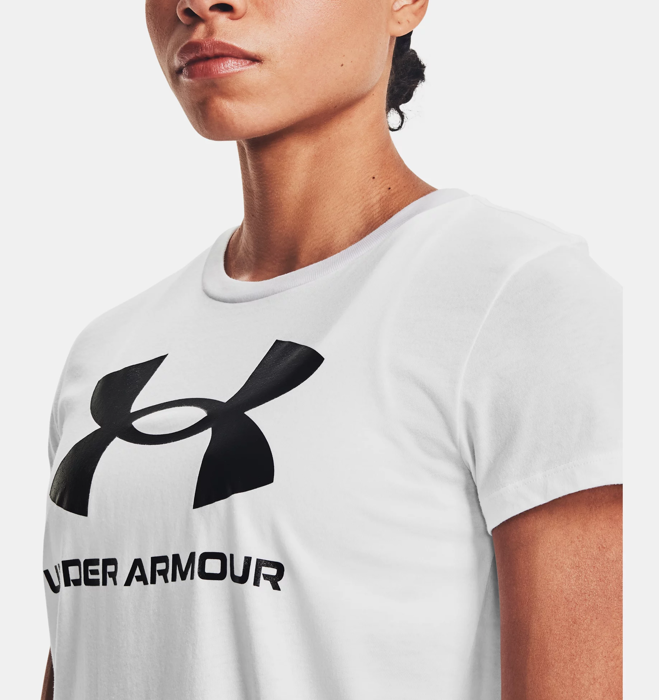 Koszulka damska Under Armour Live Sportstyle Graphic Ssc (1356305-102)