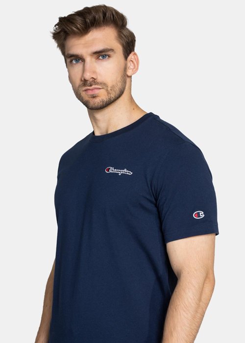 Koszulka męska Champion Organic Cotton Blend Small Script Logo T-Shirt (216480-BS538)