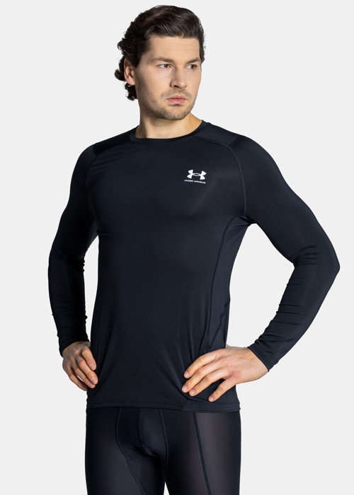 Koszulka treningowa męska Under Armour HeatGear Longsleeve Czarny