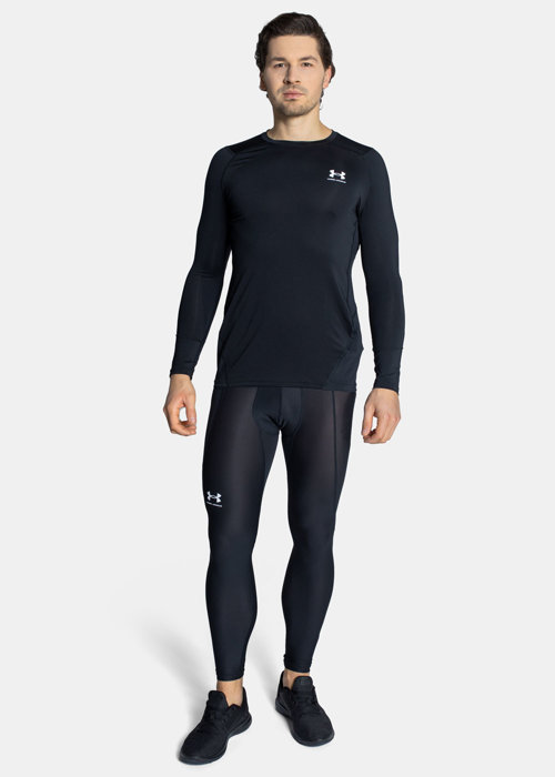 Koszulka treningowa męska Under Armour HeatGear Longsleeve Czarny