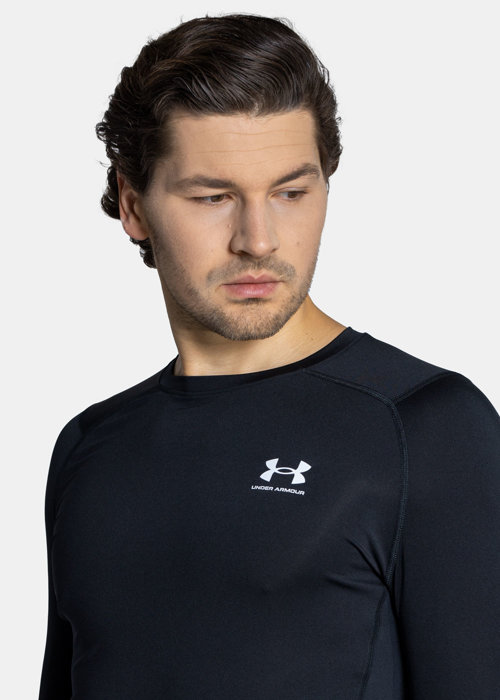 Koszulka treningowa męska Under Armour HeatGear Longsleeve Czarny