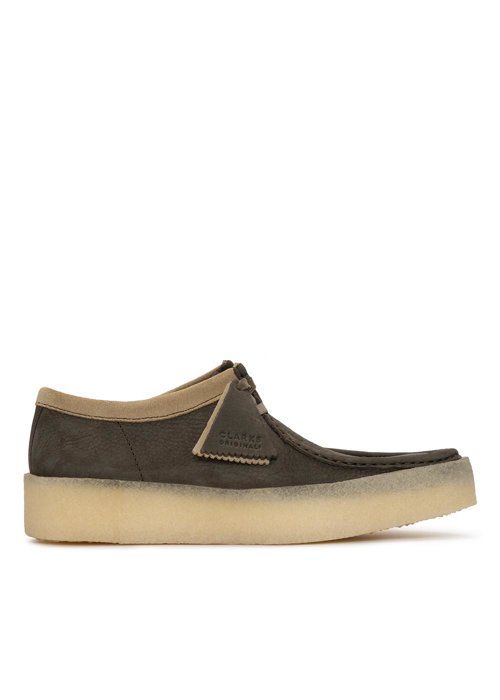 Mokasyny męskie Clarks Wallabee Cup Dark Green Nubuck (26162646)