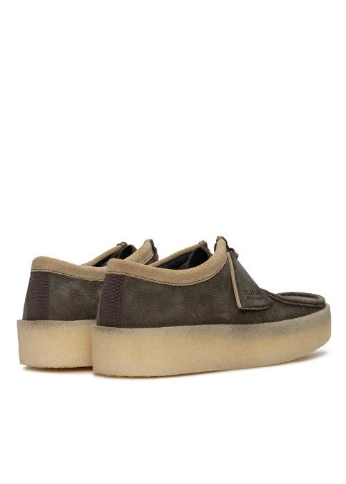 Mokasyny męskie Clarks Wallabee Cup Dark Green Nubuck (26162646)