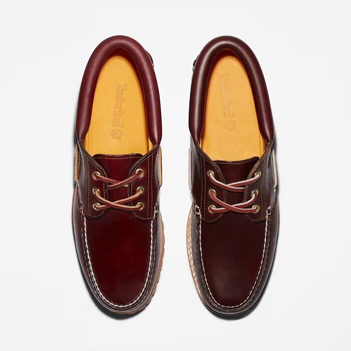 Mokasyny męskie Timberland Authentic BOAT SHOE BURGUNDY