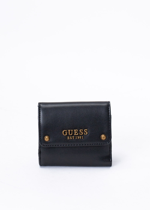 Portfel damski czarny GUESS AMANTEA SLG CARD & COIN PURSE