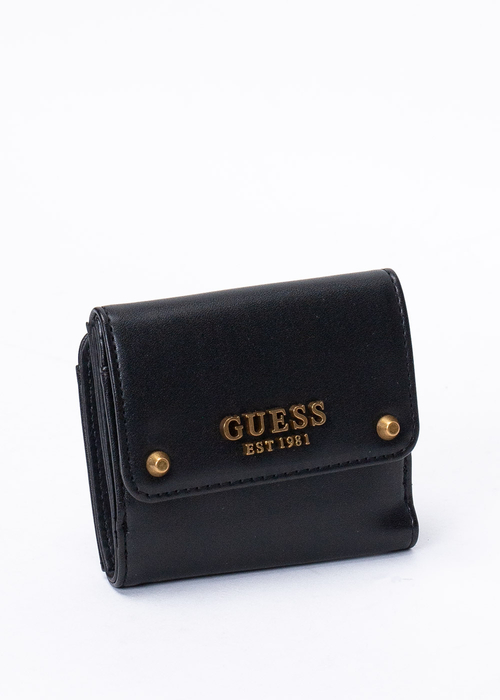 Portfel damski czarny GUESS AMANTEA SLG CARD & COIN PURSE