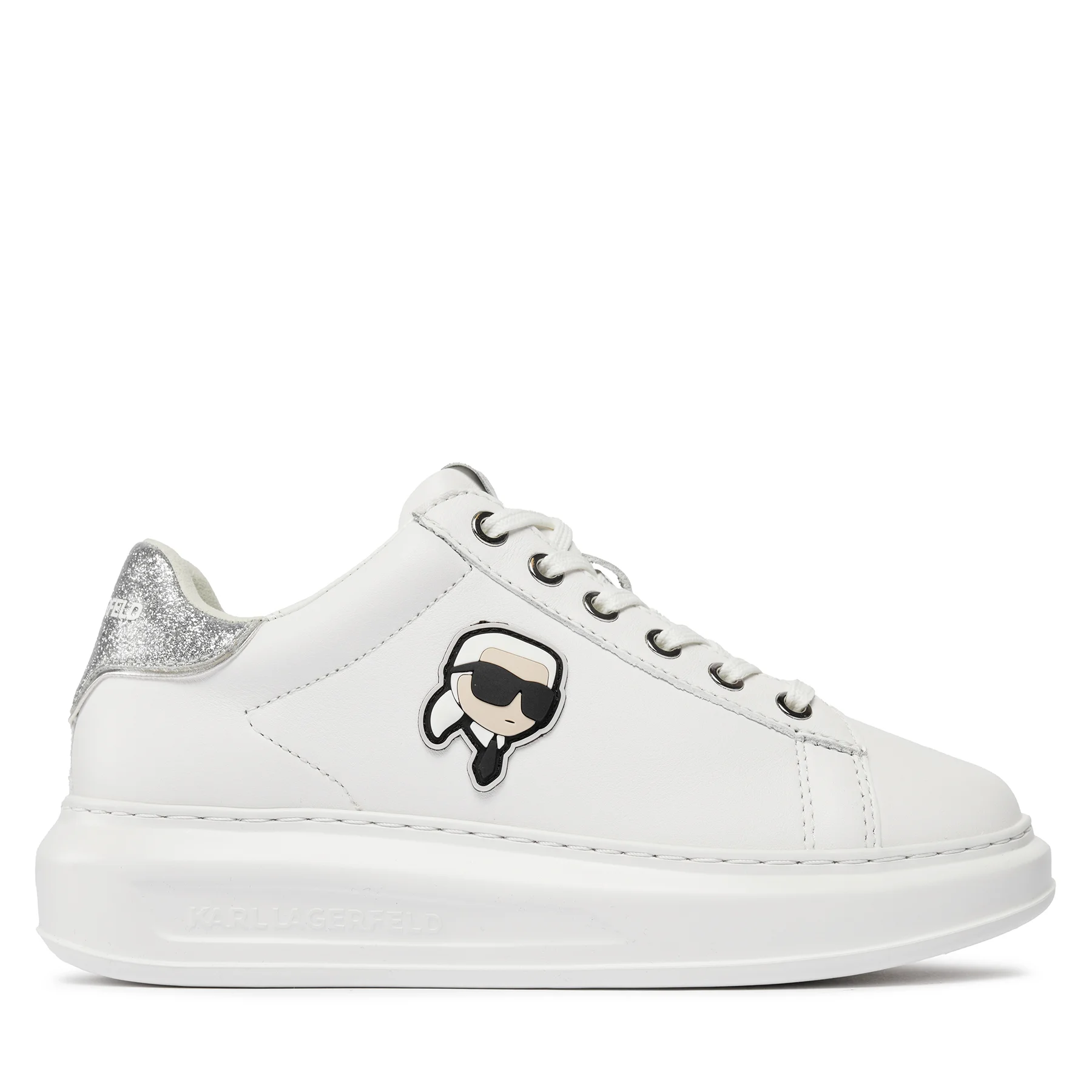 Sneakersy damskie Karl Lagerfeld KAPRI Karl NFT Lo Lace